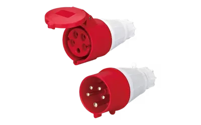 32A 5 pin plug and socket